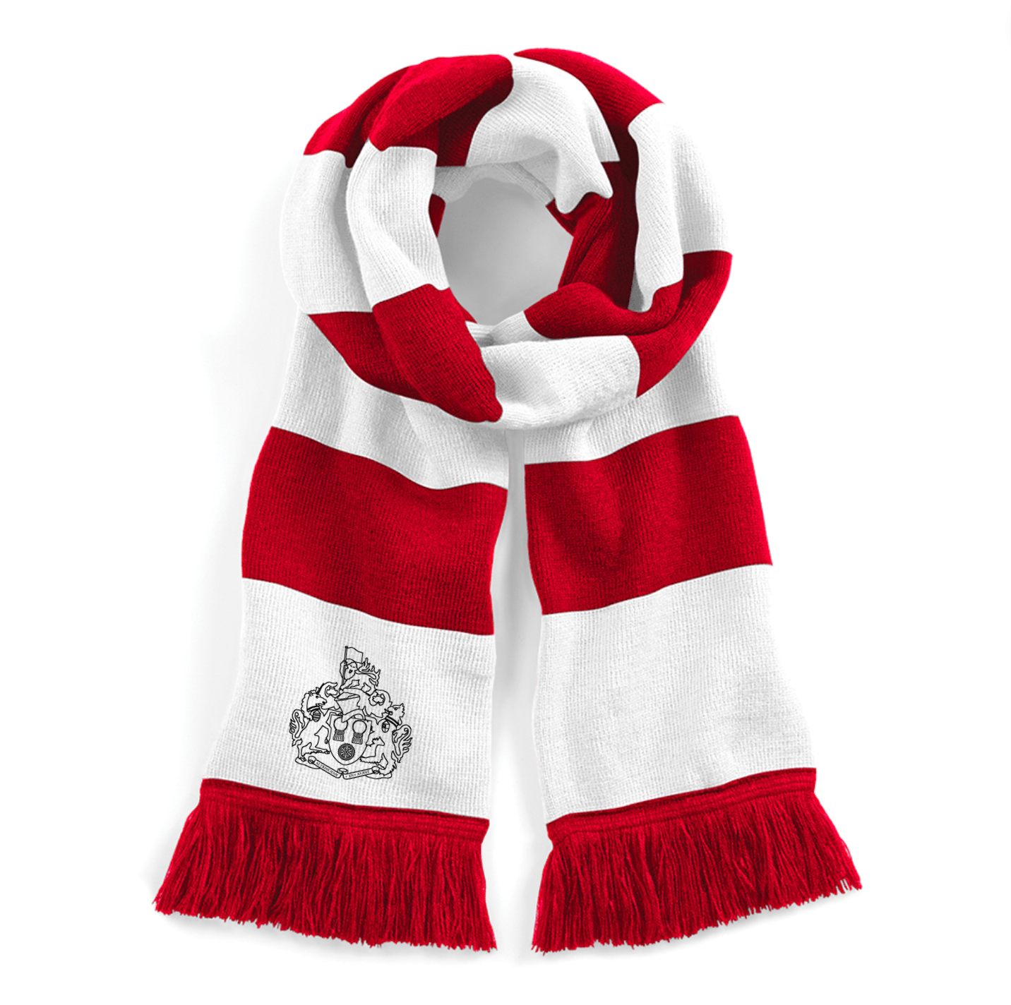Red and white scarf 2025