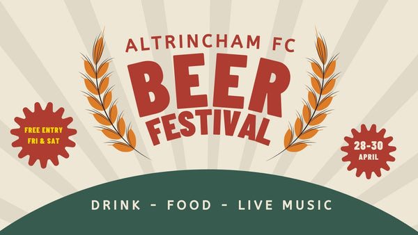 Beer Festival announced for the final weekend in April!