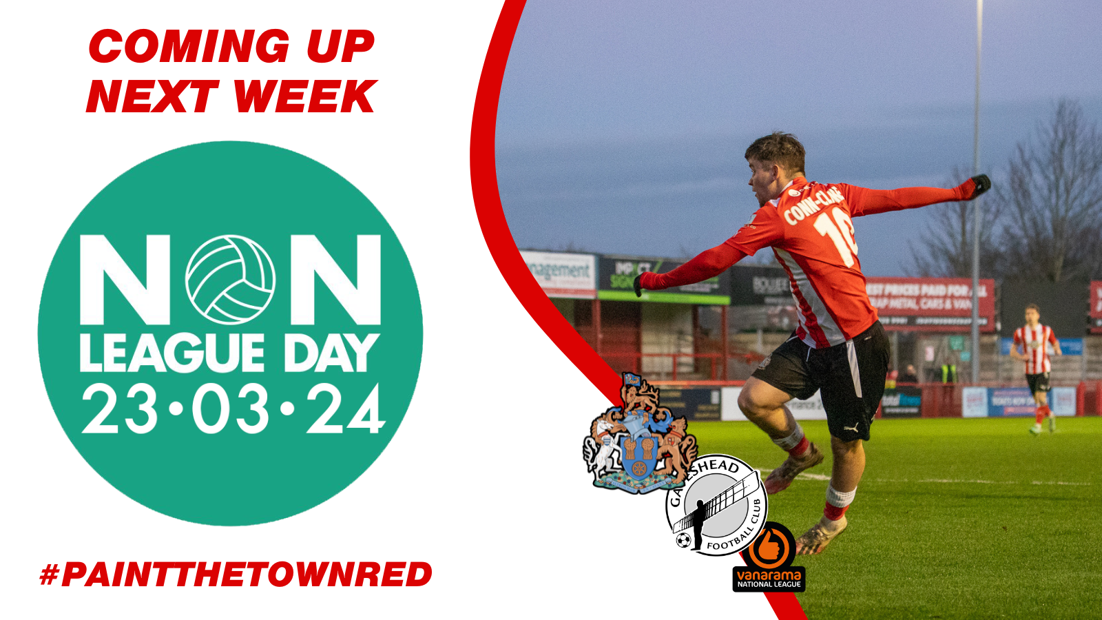 Paint The Town Red Call to action Altrincham FC