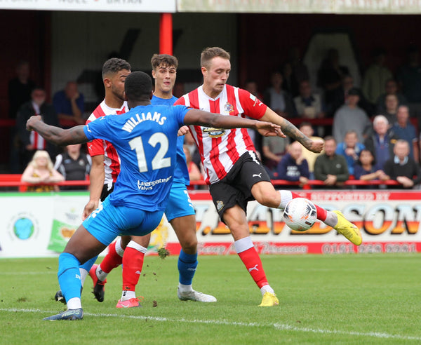 Mullarkey on the mark, but Spireites land ko blow with quickfire one-two!