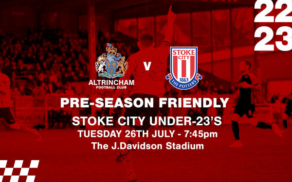First Stockport, now Stoke starlets are lined up for programme of home friendlies