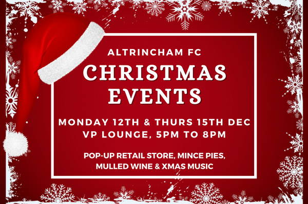 Event: Mulled Wine, Mince Pies, Merchandise and Merry Christmas