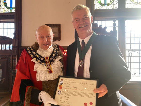 President Rowley becomes freeman of Altrincham