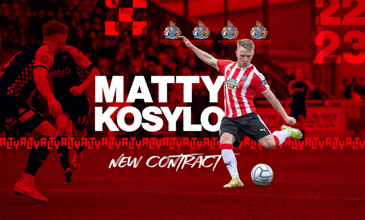 Magic, Matty! Now crowd favourite Kossy commits to new deal – Altrincham FC