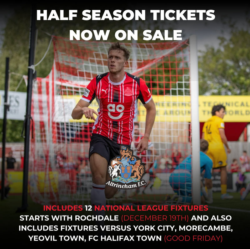 Altrincham FC 2025/26 Half Season Tickets