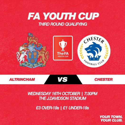 FA Youth Cup Altrincham v Chester