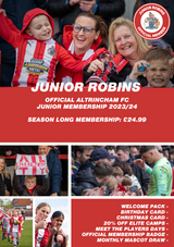 Junior Robins Membership 2024/25