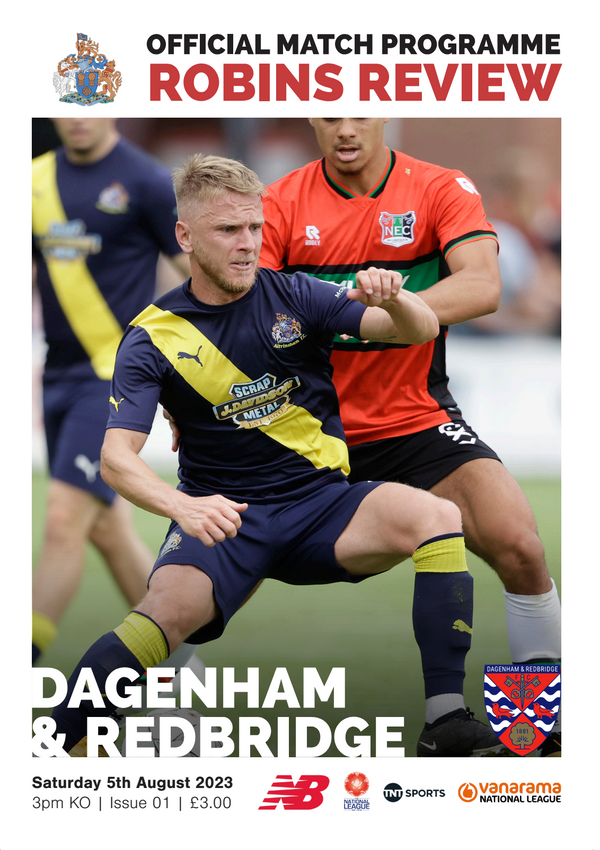 Match Day Programme - Dagenham & Redbridge