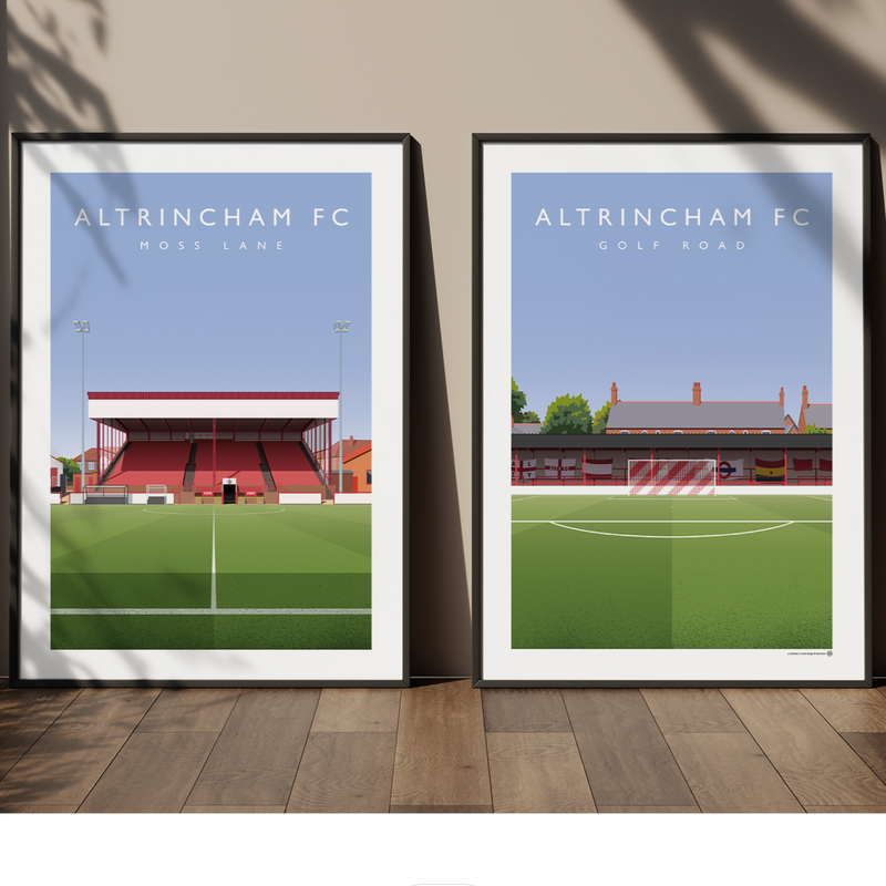 Gold Road & Moss Lane Framed Prints