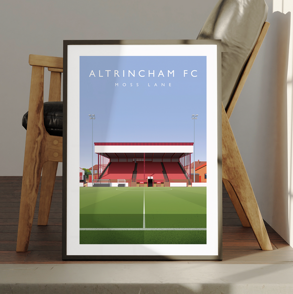 Altrincham FC A3 Print - 12 x 16 Superb Football Art
