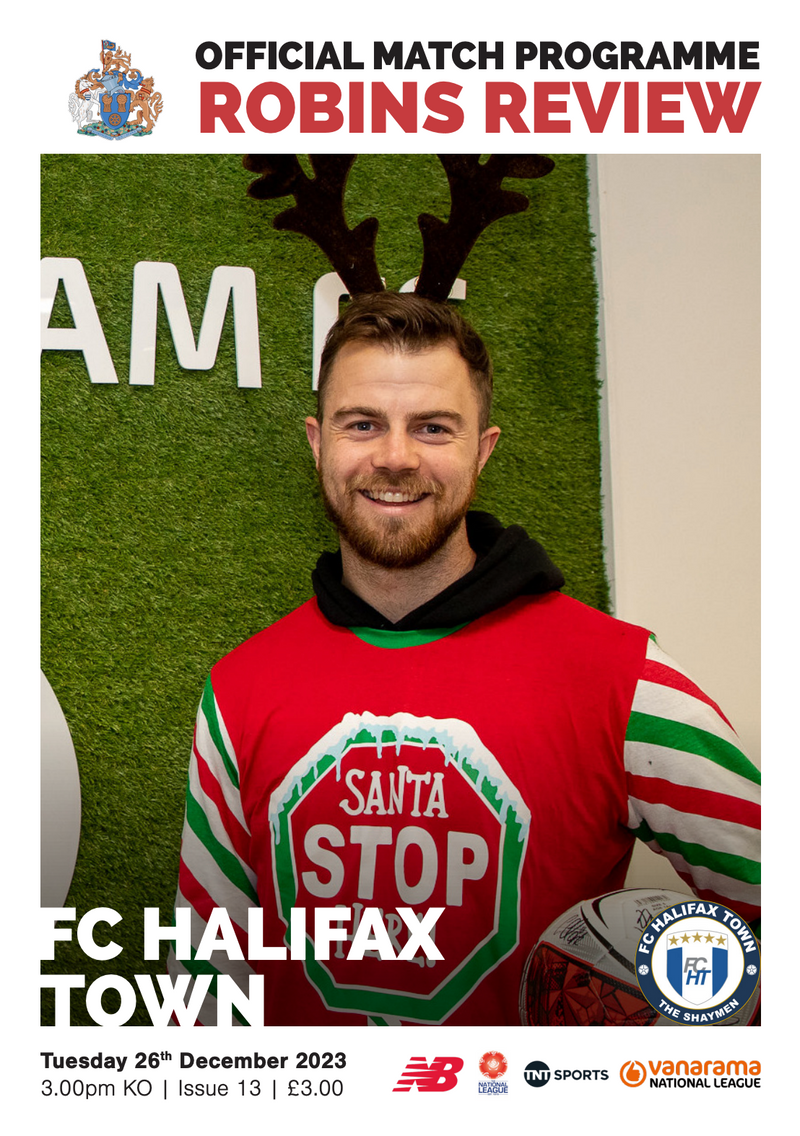 Match Day Programme - FC Halifax Town