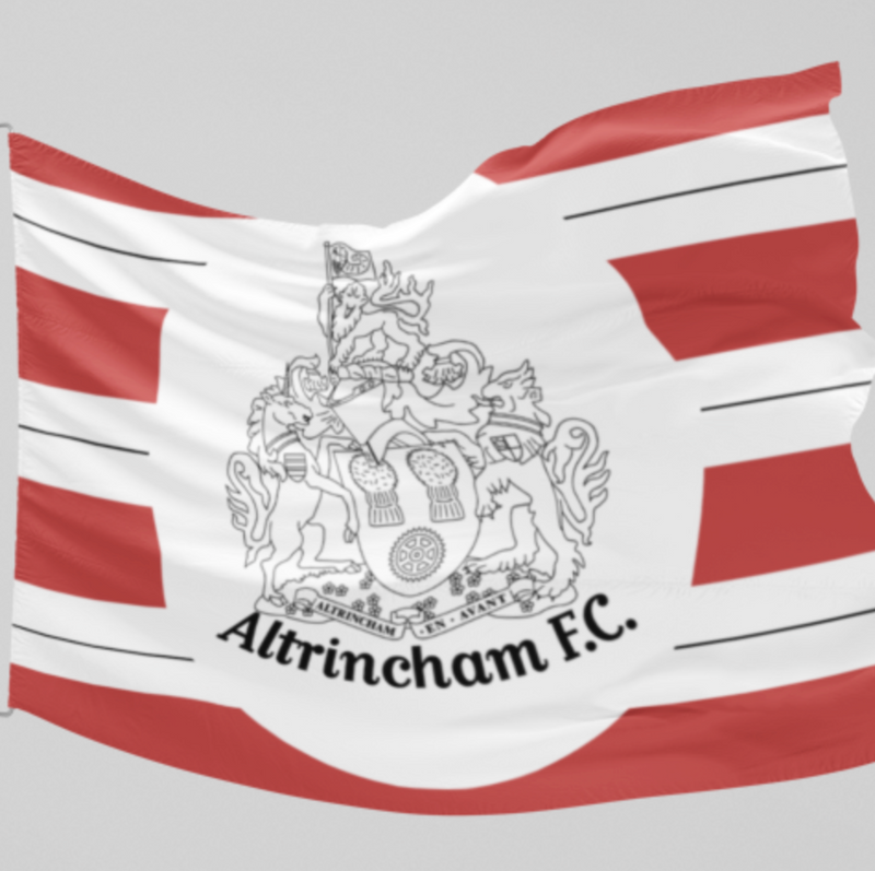 Altrincham FC Car Flag