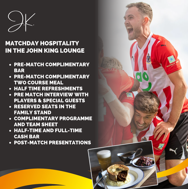 2024/25 Match Day Hospitality