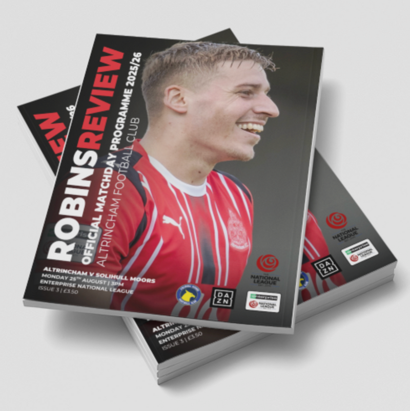 Robins Review Matchday Programme - Altrincham v Solihull Moors