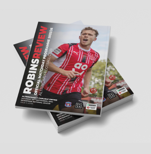 Robins Review Matchday Programme - Altrincham v Carlisle United
