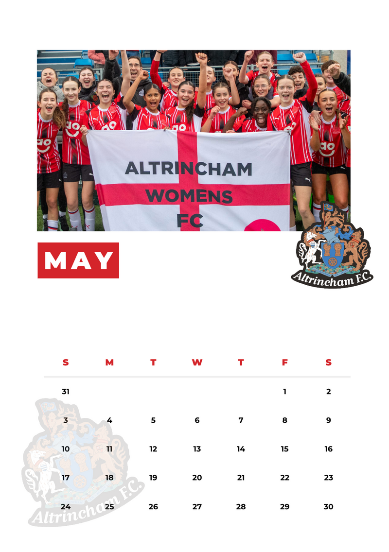 2026 Official Club Calendar