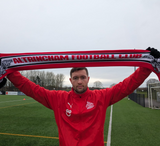 Black & Red Crest Scarf