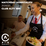 2026/27 Match Day Hospitality - Club Alty 1891