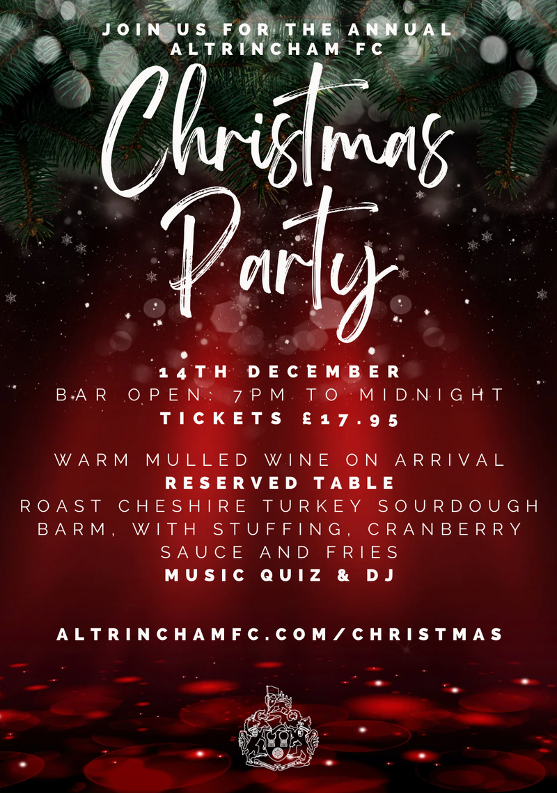 Christmas Party Night - December 14th