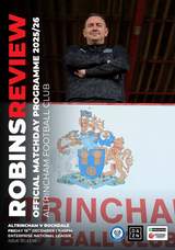 Robins Review Matchday Programme - Altrincham v Rochdale