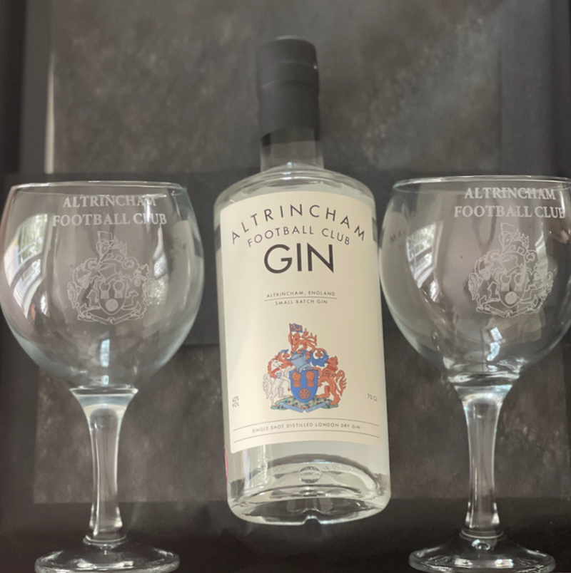 Altrincham FC Gin Glasses (Pair)