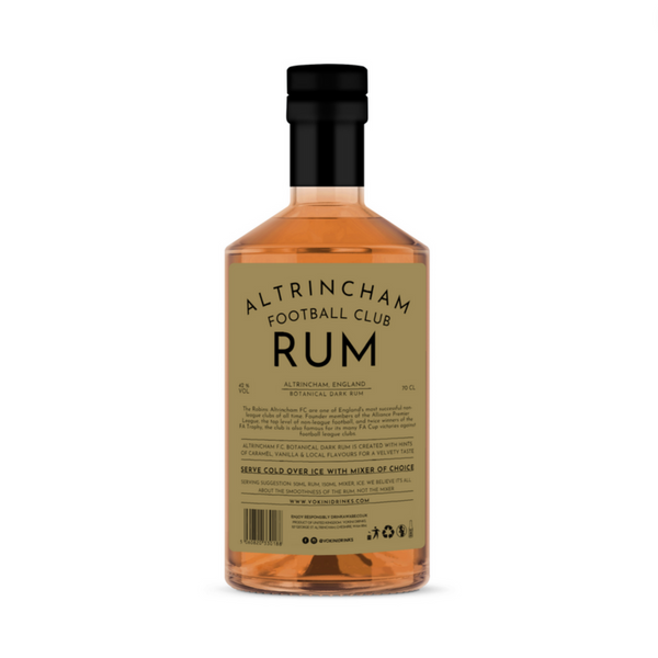 Altrincham FC Botanical Dark Rum