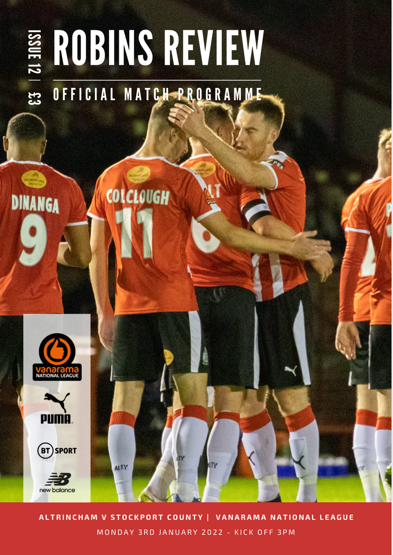 Match Day Programme: Stockport County 11th January 2022